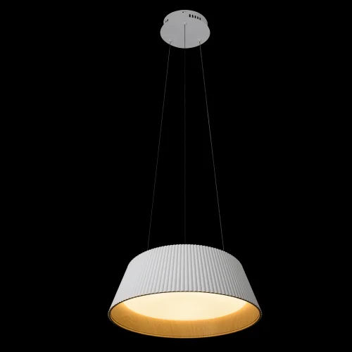 Светильник подвесной LED Evans 10224P White LOFT IT белый на 1 лампу, основание белое в стиле современный круглый фото 4