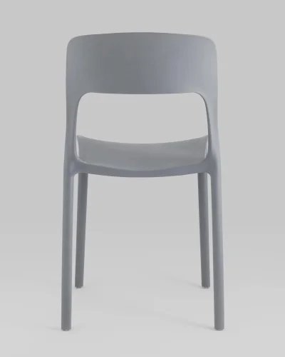 Стул Madsen пластик серый УТ000037035 Stool Group, серый/пластик, ножки/пластик/серый, размеры - *780***440*480 фото 4