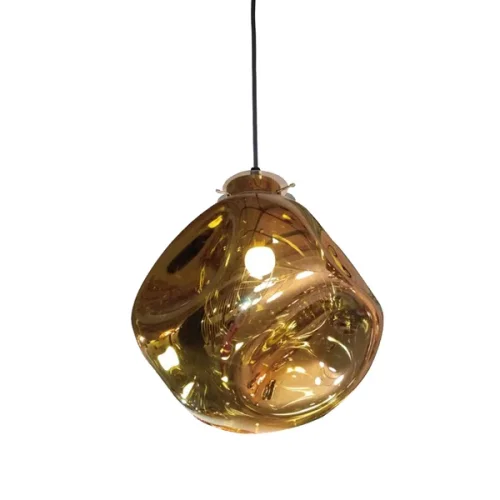 Светильник подвесной ImperiumLoft Soap BL gold 9208P/BL gold 109531-30 ImperiumLoft золотой на 1 лампу, основание чёрное в стиле современный 