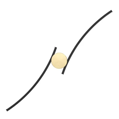 Светильник потолочный LED Aieta 901216 Eglo чёрный матовый латунь на 1 лампу, основание чёрное матовое латунь в стиле современный хай-тек фото 6