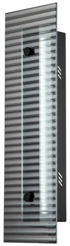 Бра LED с пультом Lucen 4007/02/01W Stilfort чёрный серый на 1 лампа, основание чёрное в стиле современный хай-тек с пультом фото 3