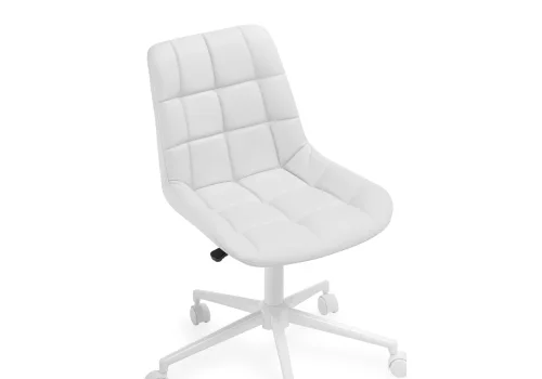 Компьютерное кресло Честер экокожа белая / белый 572592 Woodville, белый/экокожа, ножки/металл/белый, размеры - *920***490*600 фото 6