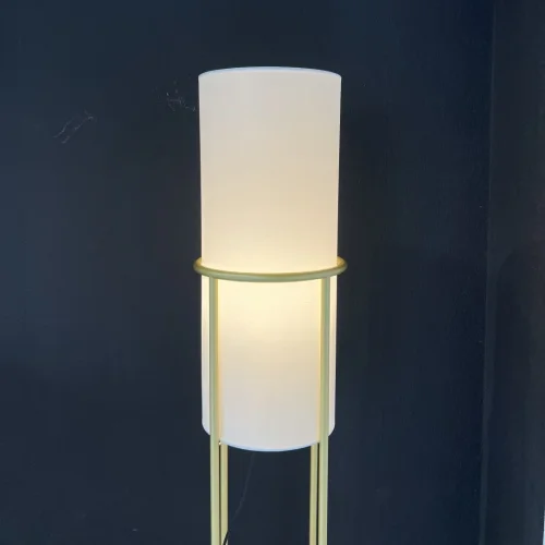 Торшер Delfino 157012-22 ImperiumLoft  белый 1 лампа, основание чёрное золотое в стиле современный
 фото 20