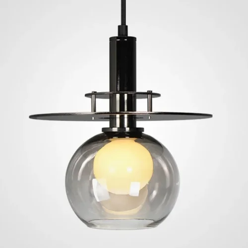 Светильник подвесной MODUS 140877-26 ImperiumLoft прозрачный 1 лампа, основание чёрное в стиле лофт  фото 2