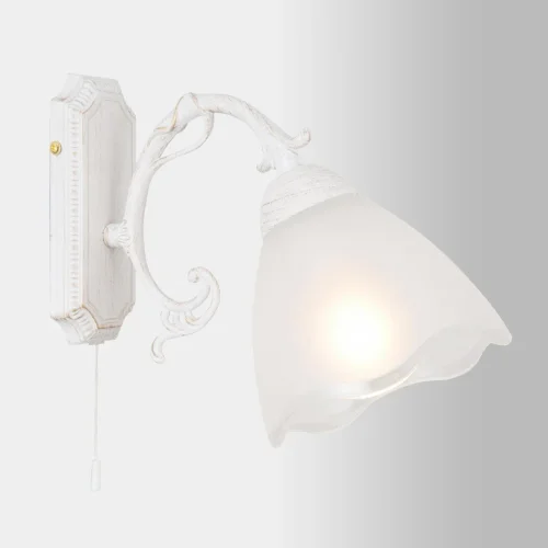 Бра с выключателем Латур CL413410 Citilux белый на 1 лампа, основание белое в стиле классический  фото 2