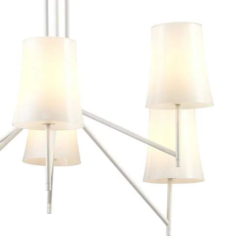 Люстра потолочная Sigma 2959-6P Favourite белая на 6 ламп, основание белое в стиле скандинавский фото 3