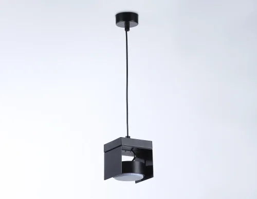 Светильник подвесной TN70854 Ambrella light чёрный 1 лампа, основание чёрное в стиле хай-тек современный  фото 2
