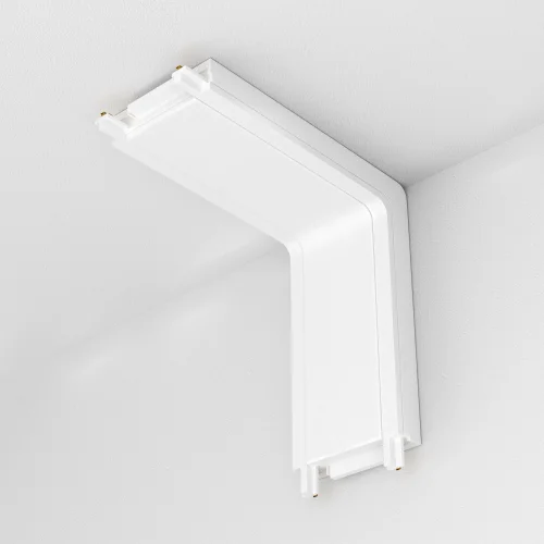 Коннектор питания внутренний Magnetic track system Radity TRA084CI-11W Maytoni белый в стиле хай-тек современный для светильников серии Magnetic track system Radity подвесной накладной radity радиусная магнитная магнитный фото 2