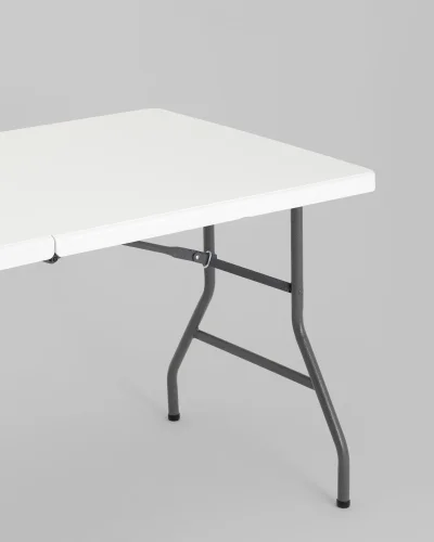 Стол складной 152*74*74 - чемодан, белый УТ000038894 Stool Group столешница белая 78874 из 78873 пластик фото 6