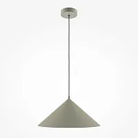 Светильник подвесной Basic colors MOD167PL-01BG Maytoni серый 1 лампа, основание серое в стиле современный 