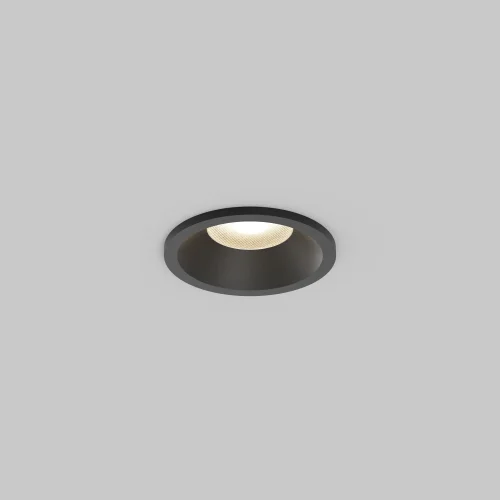 Светильник точечный LED Mini DL059-7W3K-B Maytoni чёрный на 1 лампу, основание чёрное в стиле хай-тек современный круглый фото 3