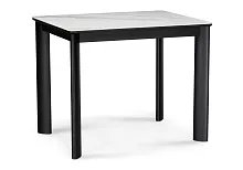Керамический стол Кина 90(130)х65х76 alpine white / черный 588064 Woodville столешница белая из керамика