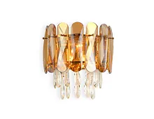 Бра TR5078 Ambrella light янтарный 2 лампы, основание золотое в стиле классический современный 