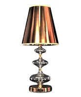 Настольная лампа Veneziana LDT 1113-1 GD Lumina Deco золотая 1 лампа, основание золотое металл в стиле современный 