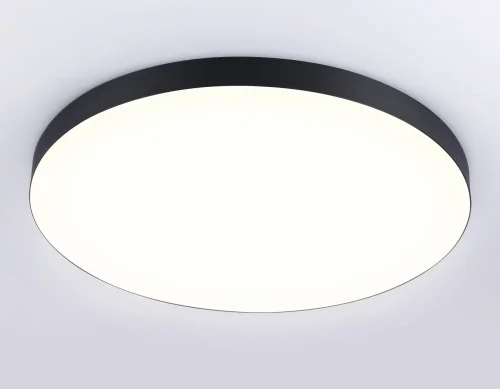 Светильник потолочный LED Air FV5541 Ambrella light чёрный 1 лампа, основание чёрное в стиле современный хай-тек  фото 2