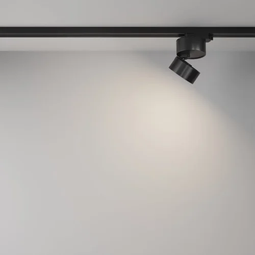 Трековый светильник Onda 4000K 12Вт 120° Single phase track system Unity TR007-1-12W4K-B-1 Maytoni чёрный для шинопроводов серии Single phase track system Unity чёрный фото 4
