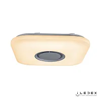 Светильник потолочный LED Music Music-48W-Square iLedex белый 1 лампа, основание белое в стиле современный хай-тек квадраты