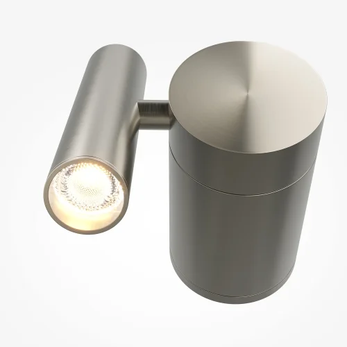 Бра LED Utility MOD433WL-L3N3K1 Maytoni никель на 1 лампу, основание никель в стиле хай-тек современный для чтения фото 2