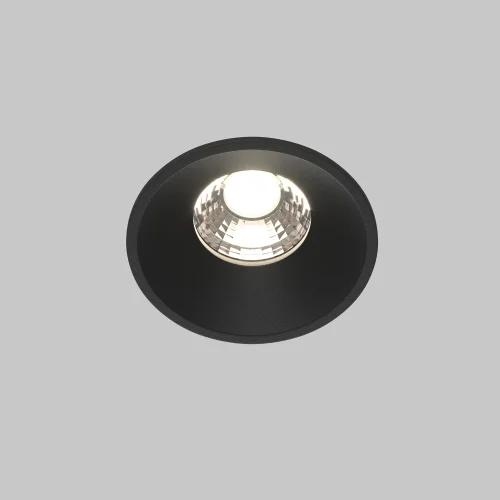 Светильник точечный LED Round DL058-7W4K-B Maytoni чёрный 1 лампа, основание  в стиле современный  фото 5