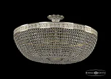 Люстра потолочная хрустальная 19051/60IV GW Bohemia Ivele Crystal прозрачная на 10 ламп, основание золотое в стиле классика sp