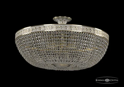 Люстра потолочная хрустальная 19051/60IV GW Bohemia Ivele Crystal прозрачная на 10 ламп, основание золотое в стиле классический sp