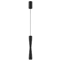 Светильник подвесной Anika 4291/5L Odeon Light чёрный на 1 лампу, основание чёрное в стиле хай-тек трубочки Светильник подвесной Anika 4291/5L Odeon Light чёрный на 1 лампу, основание чёрное в стиле хай-тек трубочки