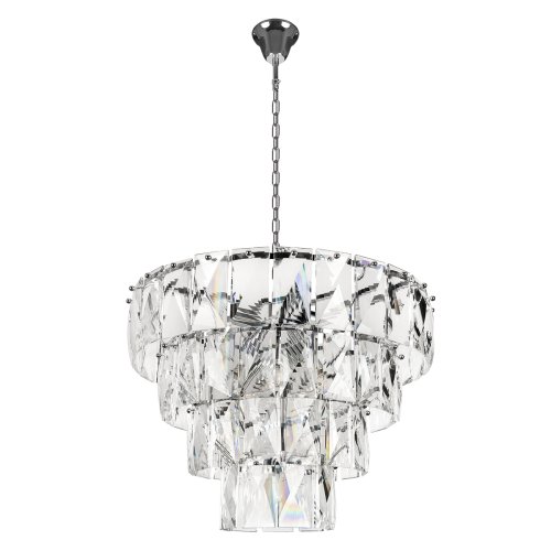 Люстра подвесная Контемпорари / Contemporary 10561/660 Clear LOFT IT прозрачная на 7 ламп, основание хром в стиле современный Люстра подвесная Контемпорари / Contemporary 10561/660 Clear LOFT IT прозрачная на 7 ламп, основание хром в стиле современный