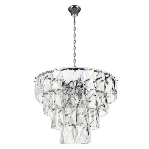 Люстра подвесная Контемпорари / Contemporary 10561/660 Clear LOFT IT прозрачная на 7 ламп, основание хром в стиле современный Люстра подвесная Контемпорари / Contemporary 10561/660 Clear LOFT IT прозрачная на 7 ламп, основание хром в стиле современный