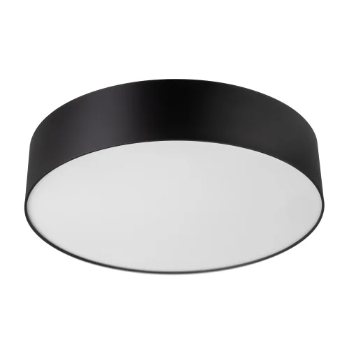 Светильник потолочный LED Bart CL755291 Citilux белый на 1 лампу, основание чёрное в стиле хай-тек современный круглый фото 2
