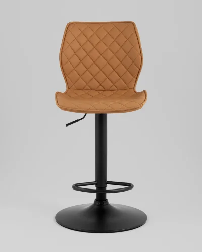 Стул барный Dome, экокожа, коричневый УТ000039360 Stool Group, коричневый/экокожа, ножки//чёрный, размеры - ****445*520 фото 7