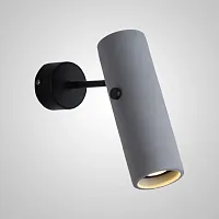 Настенный светильник BRUT WALL 211942-26 ImperiumLoft серый на 1 лампу, основание чёрное в стиле современный 
