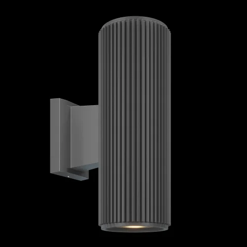 Настенный светильник Rando O419WL-02GR Maytoni уличный IP54 серый 2 лампы, плафон серый в стиле модерн E27