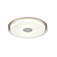 Светильник потолочный LED с пультом Flash VL7214L01 Vele Luce белый на 1 лампу, основание хром в стиле хай-тек с пультом