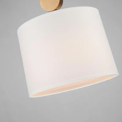 Светильник подвесной Roshe 2624-1P Favourite белый 1 лампа, основание латунь в стиле кантри современный  фото 7