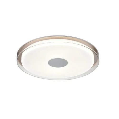 Светильник потолочный LED с пультом Flash VL7214L01 Vele Luce белый на 1 лампу, основание хром в стиле хай-тек с пультом