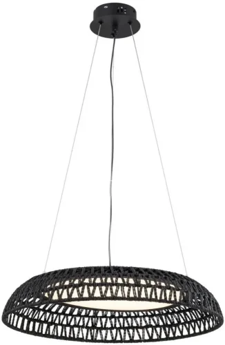 Светильник подвесной LED Conrad 4752-5P F-promo белый чёрный на 1 лампу, основание чёрное в стиле современный 