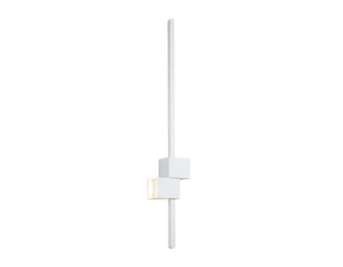 Бра LED FL5212 Ambrella light белый на 1 лампу, основание белое в стиле современный хай-тек трубочки отраженный свет