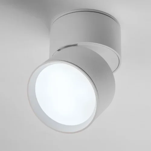 Светильник накладной LED Acuto 215836 Lightstar белый на 1 лампу, основание белое в стиле современный круглый фото 2