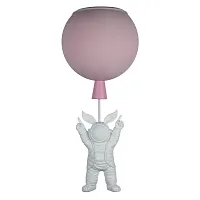 Светильник потолочный Cosmo 10044/200 Pink LOFT IT розовый 1 лампа, основание белое в стиле современный космонавт