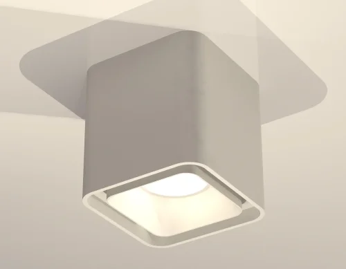Светильник накладной Techno Spot XS XS7840001 Ambrella light белый 1 лампа, основание белое в стиле хай-тек современный квадратный фото 2