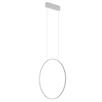 Светильник подвесной LED Circolo Led M 11605-NW Nowodvorski белый на 1 лампу, основание белое в стиле современный кольца