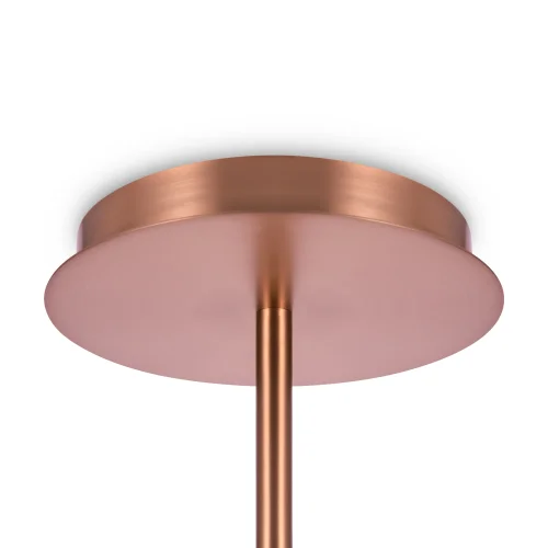 Люстра на штанге Erich MOD221-PL-12-G Maytoni белая на 12 ламп, основание золотое в стиле современный шар фото 5