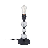 Настольная лампа V2938-1/1L Vitaluce без плафона 1 лампа, основание чёрное металл в стиле арт-деко 