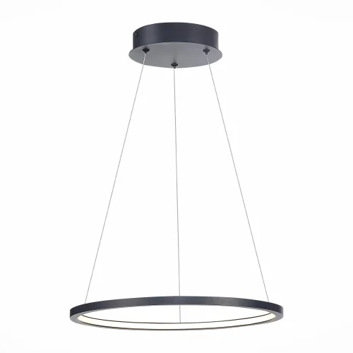 Светильник подвесной LED St603 In ST603.443.22 ST-Luce чёрный 1 лампа, основание чёрное в стиле хай-тек кольца