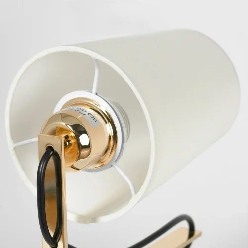 Бра Cozy LSP-8809 Lussole белый на 1 лампа, основание золотое в стиле современный  фото 2
