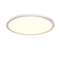 Светильник потолочный LED с пультом Incognito MOD426CL-L43WK1 Maytoni белый на 1 лампу, основание белое в стиле современный минимализм круглый с пультом