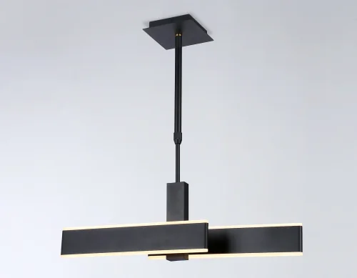 Светильник подвесной LED FA6667 Ambrella light чёрный 1 лампа, основание чёрное в стиле современный хай-тек  фото 4