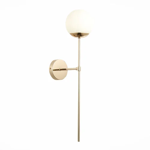 Бра Avellino SL1504.201.01 ST-Luce белый на 1 лампа, основание золотое в стиле современный 