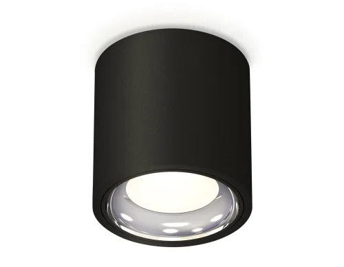 Светильник накладной Techno spot XS7532011 Ambrella light чёрный 1 лампа, основание чёрное в стиле хай-тек модерн круглый
