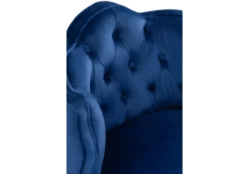 Компьютерное кресло Helen navy 11995 Woodville, синий/велюр, ножки/металл/чёрный, размеры - *900***610*610 фото 6
